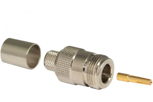 N gniazdo zagniatane na H1000/CNT400/RG8  