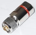 UHF(UC-1) wtyk skręcany na kable fiderowe 1/2"( pin samozaprawny)