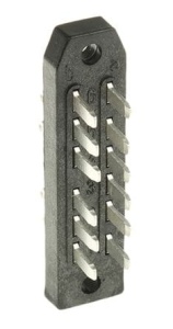 Wtyk asymetryczny 12 stykowy ( A12) zgodny z DIN 41 622  