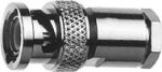 BNC 75 ohm, wtyk lutowano skręcany na kabel RG59/Belden1505 wyk. MIL (J01002A1216)