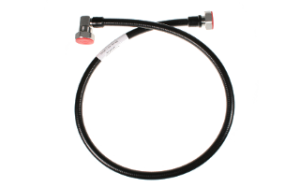 Jumper antenowy na kablu SCF12, złącza 7/16 żeński - męski kątowy 1,5m LOW PIM