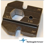 Kamienie do zagniatarki serii XM do złącz koncentrycznych na kabel typu RG8/RG213/RG21 /HEX 2.54/10.90 (N01003D1274)