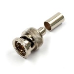 BNC 75Ω HD  wtyk zagniatany na kabel RG59/Draka-  0.6/3.7 AF  