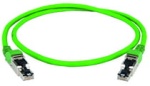 Patchcord ekranowany STX na złączach  RJ45/RJ45, SF/UTP 2x2xAWG 22/7 , Profinet kat. 5,  izolacja poliuretanowa w kol. zielonym ,dł. 25,0m  (L80406A0002)