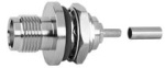 TNC  gniazdo panelowe zagniatane na RG-316/U, RG174/188  mocowanie tylne z uszczelką (J01011A0058)