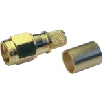 SMA wtyk zagniatany na kabel H155/LL240, złocony (J01150A0611)