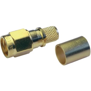 SMA wtyk zagniatany na kabel H155/LL240, złocony (J01150A0611)