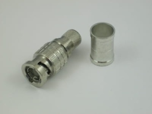 BNC75  wtyk zagniatany na kabel LMR400-75