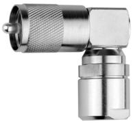 UHF(UC1) wtyk lutowano skręcany kątowy na RG214/393 (J01040B0002)