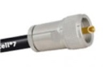 UHF(UC-1/PL-259) wtyk lutowano skręcany na kable typu RF7/CNT300/Aircell 7/5D-FB, izolator teflonowy