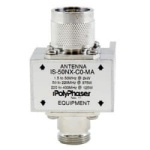 Odgromnik z DC block pasmo  1,5-700 MHz złącza N-f/m, DC 600V 